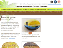 Tablet Screenshot of coconutgreetings.com